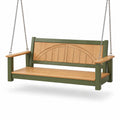 Columpio de Madera y Metal con Cadenas