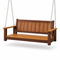 Columpio de Jardín de Madera Marrón 150 cm
