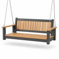 Columpio de Madera y Metal para Exterior 150x60 cm