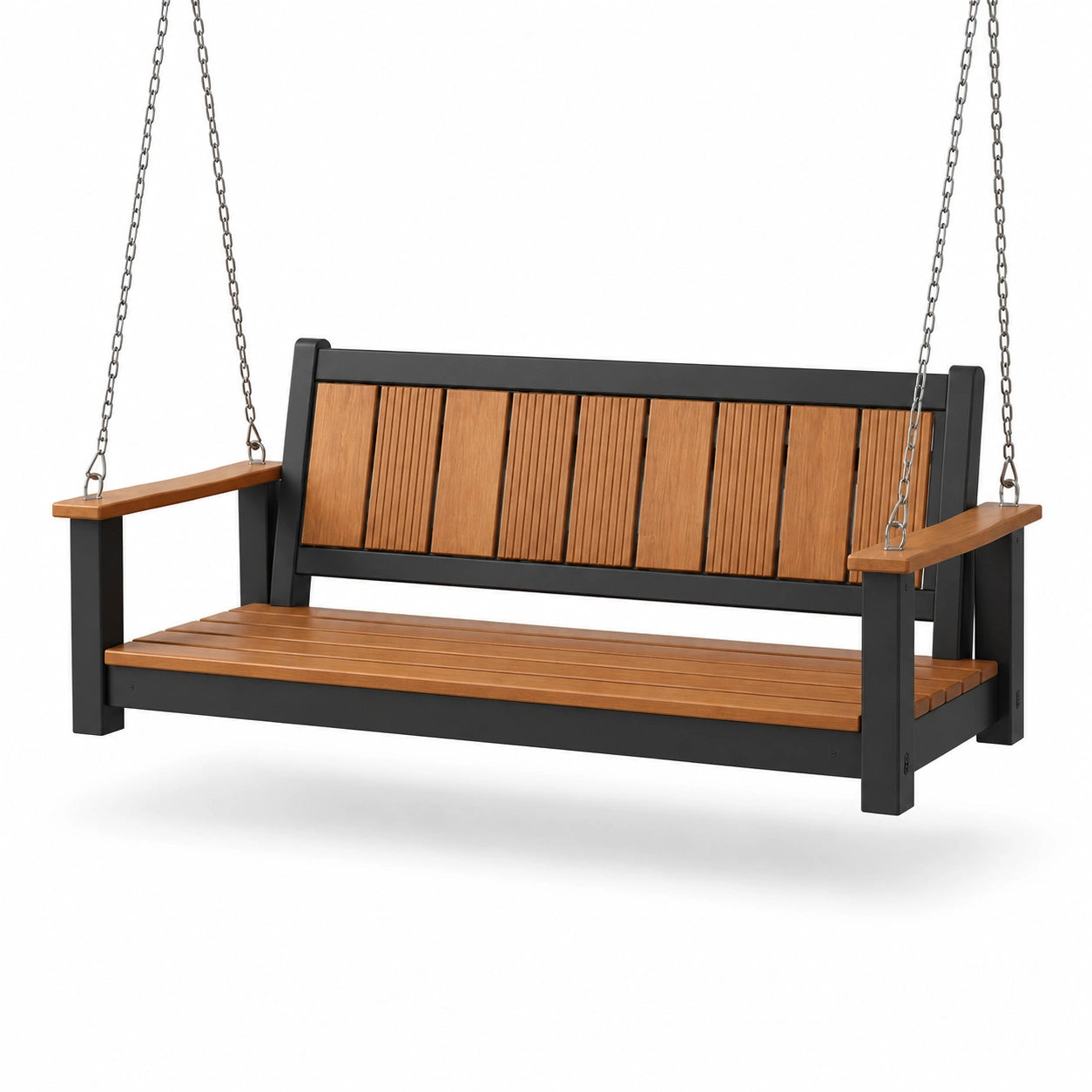 Columpio de Acero y Madera de Acacia 150cm