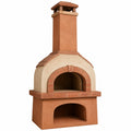 Horno de Ladrillo Refractario con Chimenea