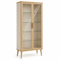 Vitrina de Madera y Vidrio Templado 180cm